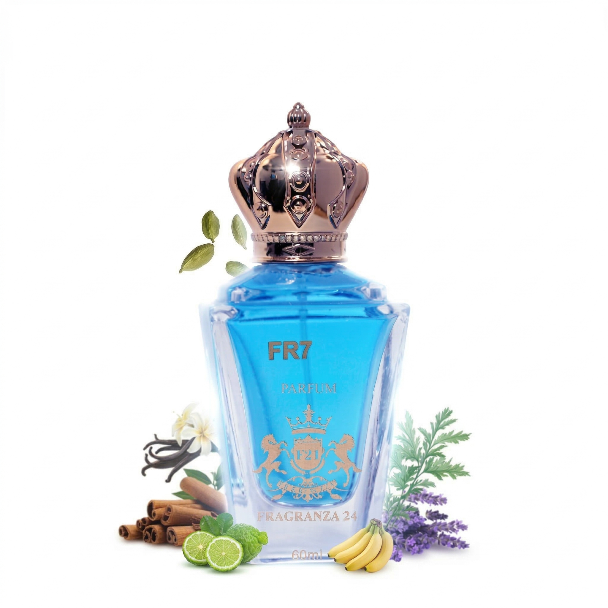 FR7 Parfum – Unisex Woody Powdery Fragrance with Lavender, Tobacco & Vanilla