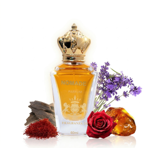 Nomade Parfum for Women – Saffron Rose Oud Fragrance with Amber, Patchouli & Leather
