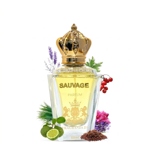 Sauvage Parfum for Men – Calabrian Bergamot, Pepper & Ambroxan Woody Fragrance